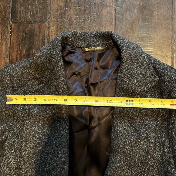 Rare BW Harris Herringbone Men’s Overcoat - Picture 13 of 15
